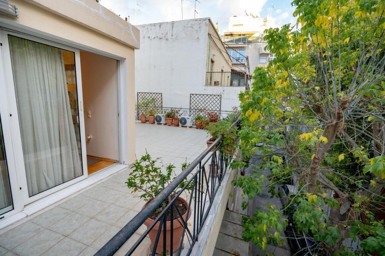 Acropolis Metro St.3 Bedrοοms 6 Persons Maisonette Atene Esterno foto